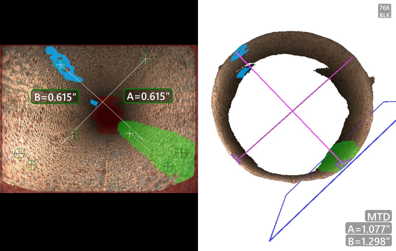 使用3D測(cè)量內(nèi)窺鏡測(cè)量深孔直徑